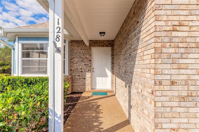 view of entrance to property