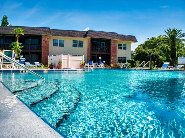 view of pool