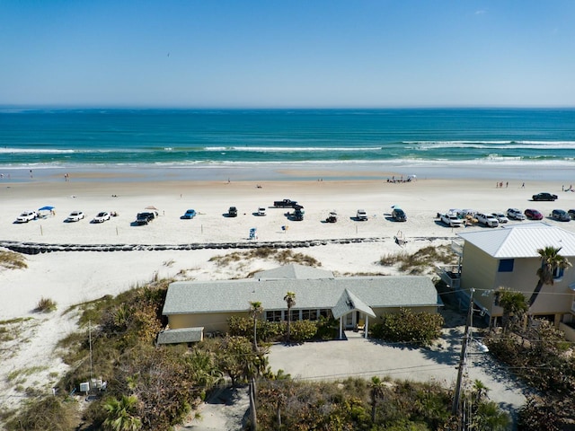 property view of water with a view of the beach