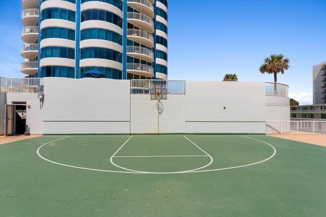 view of sport court