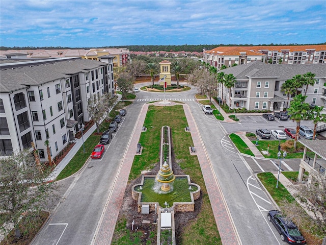 birds eye view of property featuring a residential view