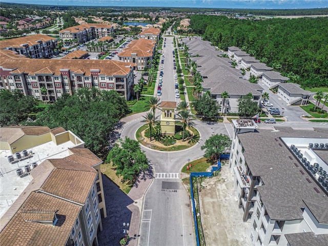 bird's eye view featuring a residential view