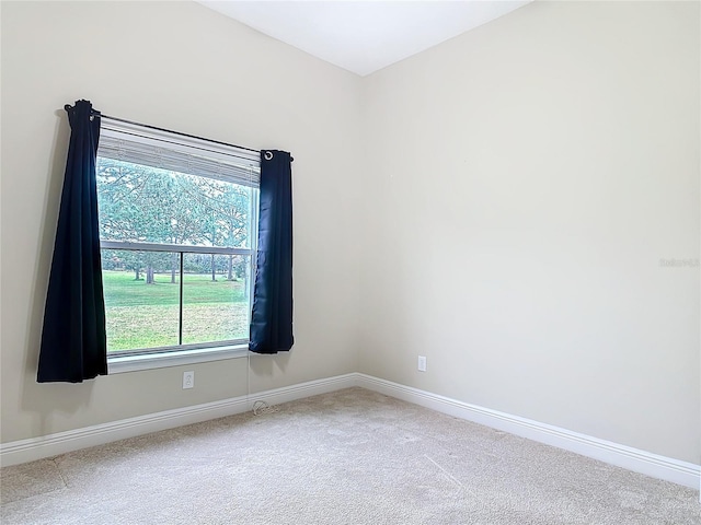 empty room featuring carpet