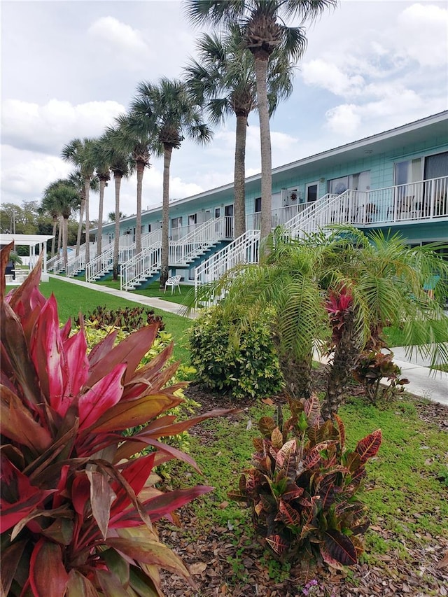 view of home's community with stairs