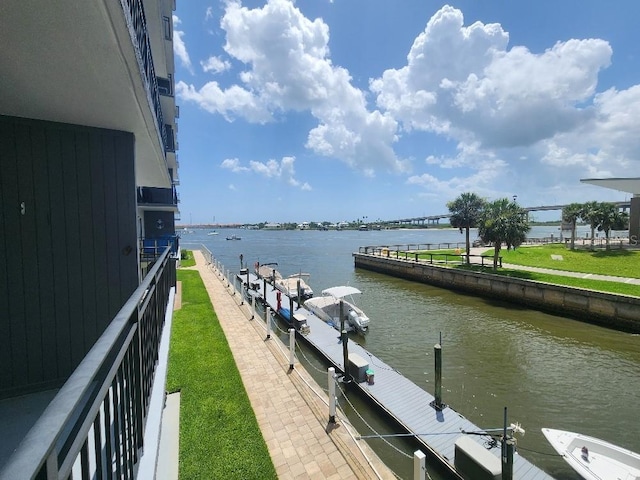 101 N Riverside Dr Unit 2090, New Smyrna Beach, FL 32168 - dock featuring a water view