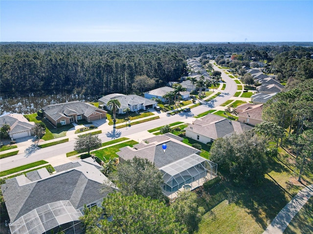 6456 Cypress Springs Pkwy, Port Orange, FL 32128 - bird's eye view with a forest view and a residential view