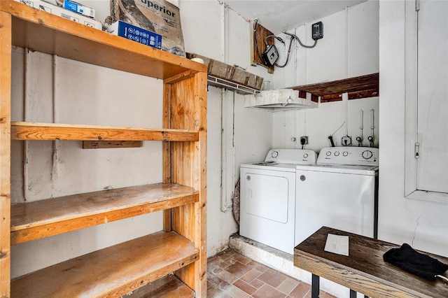 laundry room featuring laundry area and separate washer and dryer