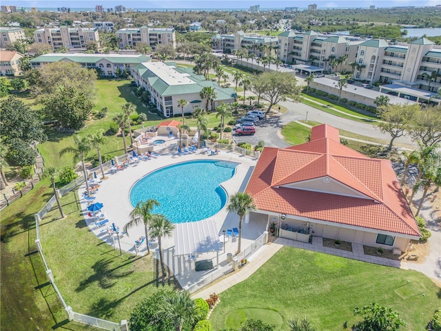 407 Bouchelle Dr Unit 205, New Smyrna Beach, FL 32169 - birds eye view of property