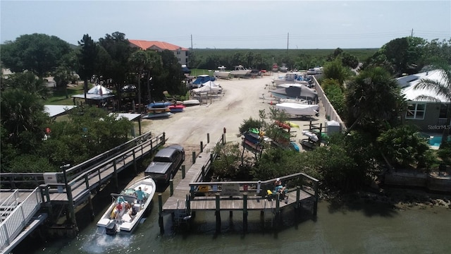 407 Bouchelle Dr Unit 205, New Smyrna Beach, FL 32169 - birds eye view of property with a water view