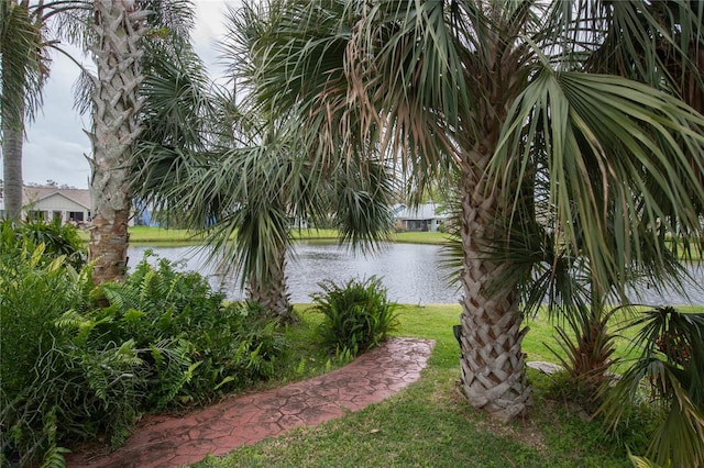 view of water feature