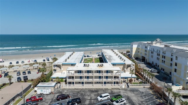 111 N Atlantic Ave Unit A219, New Smyrna Beach, FL 32169 - aerial view featuring a view of the beach and a water view