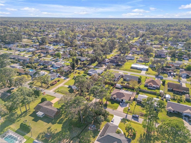 drone / aerial view featuring a residential view