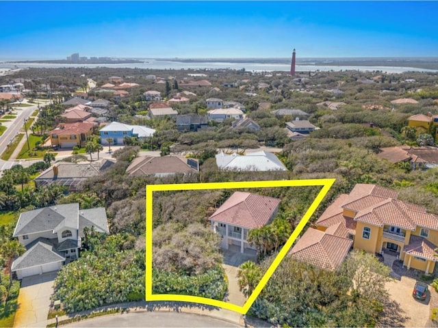 bird's eye view featuring a residential view