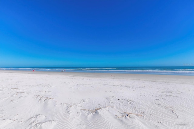 water view featuring a beach view