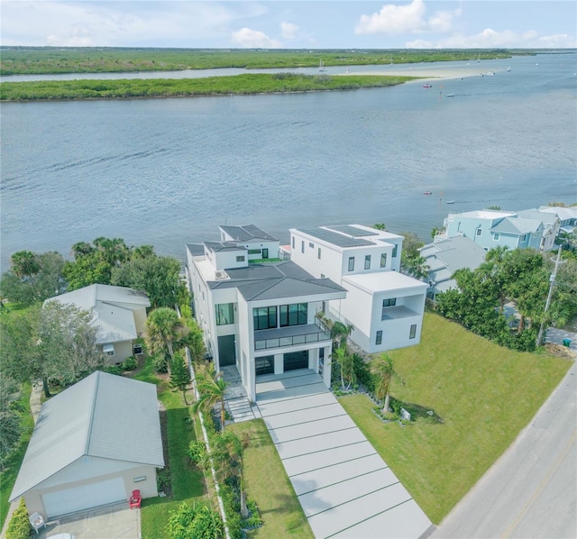 1194 N Peninsula, New Smyrna Beach, FL 32169 - aerial view of residential area with a large body of water