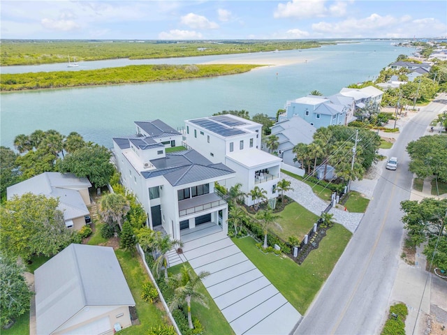1194 N Peninsula, New Smyrna Beach, FL 32169 - aerial view of residential area with a large body of water