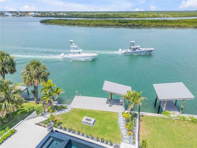 1194 N Peninsula, New Smyrna Beach, FL 32169 - drone / aerial view of a large body of water