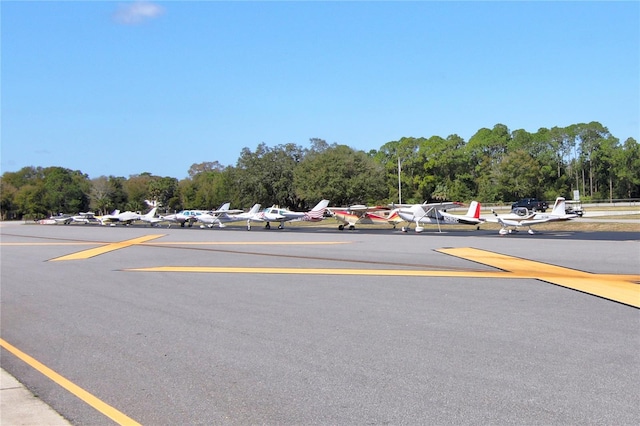 view of car parking