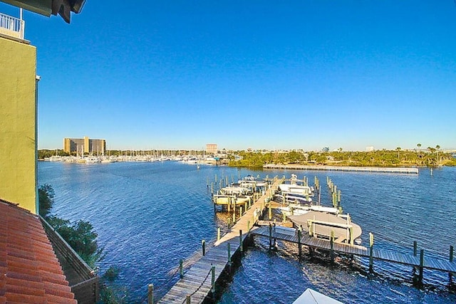 533 Marina Point Dr Unit 533, Daytona Beach, FL 32114 - view of dock featuring a water view