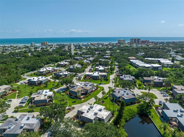 135 Cedar Dunes Dr, New Smyrna Beach, FL 32169 - birds eye view of property featuring a water view and a city view