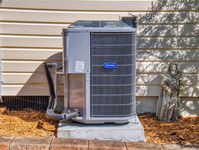 exterior details with central AC unit