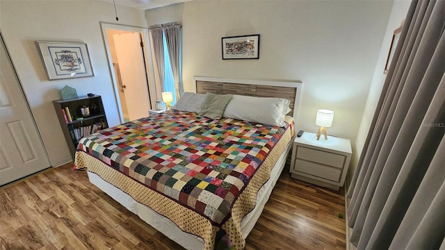 919 Fairvilla Dr, New Smyrna Beach, FL 32168 - bedroom featuring wood finished floors