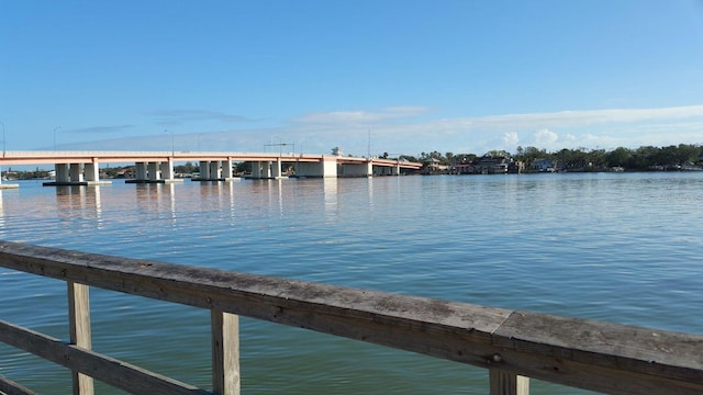 919 Fairvilla Dr, New Smyrna Beach, FL 32168 - view of dock with a water view