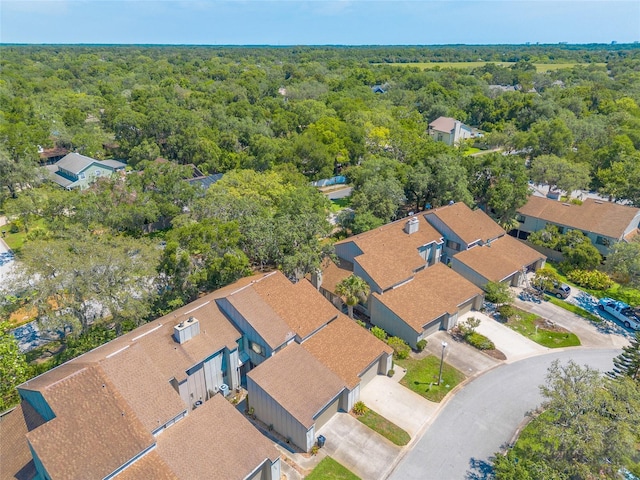 210 Pine Cone Trl, Ormond Beach, FL 32174 - aerial perspective of suburban area with a heavily wooded area