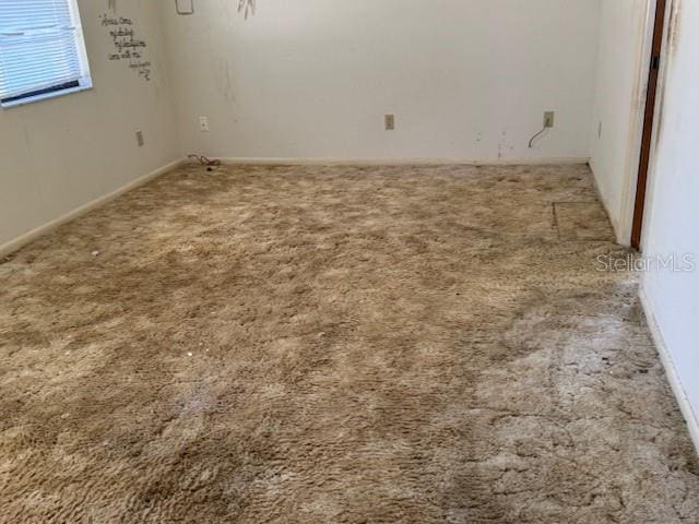 spare room with carpet floors