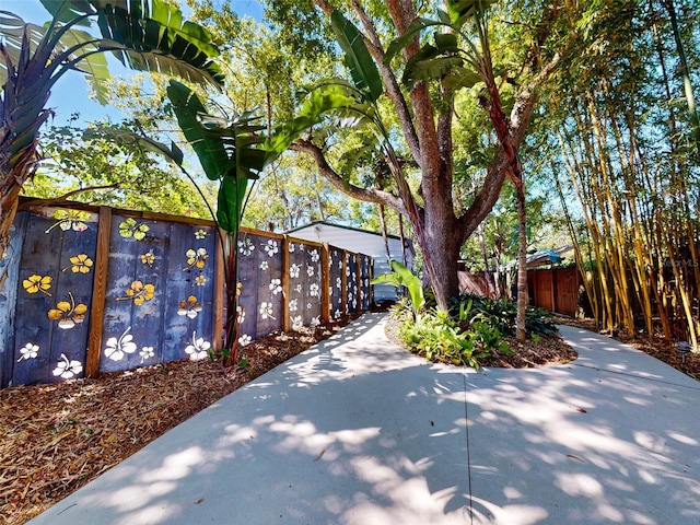 536 Faulkner St, New Smyrna Beach, FL 32168 - exterior space featuring fence private yard