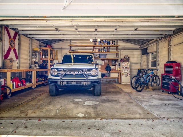 536 Faulkner St, New Smyrna Beach, FL 32168 - view of garage
