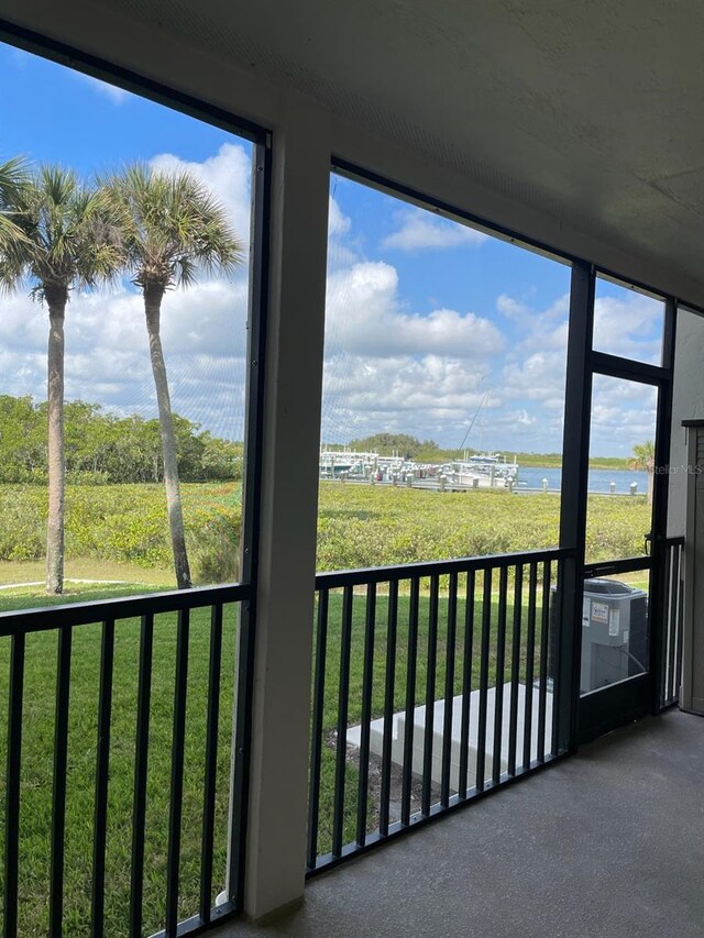2700 N Peninsula Ave Unit 114, New Smyrna Beach, FL 32169 - balcony with a water view