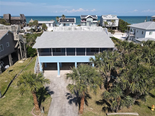 6937 Turtlemound Rd, New Smyrna Beach, FL 32169 - bird's eye view of a large body of water