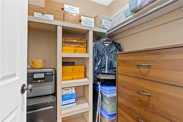 view of storage