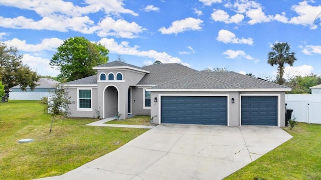 11 Lyons Pl, Palm Coast, FL 32137 - view of front of house featuring an attached garage, stucco siding, concrete driveway, and a shingled roof