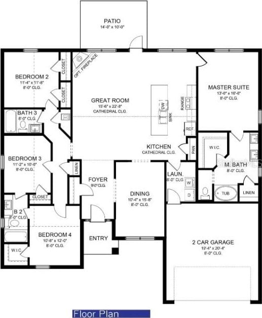 208 Lagoon Mist Ct, Oak Hill, FL 32759 - view of layout