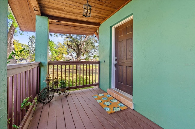191 Howes St, Oak Hill, FL 32759 - view of wooden terrace