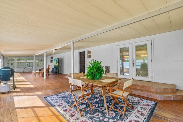 191 Howes St, Oak Hill, FL 32759 - exterior space featuring french doors