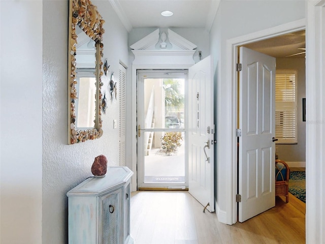 438 Bouchelle Dr Unit 104, New Smyrna Beach, FL 32169 - entryway with wood finished floors