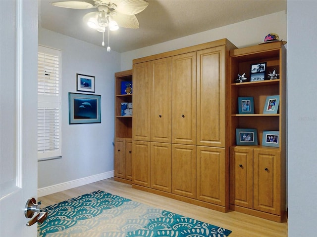 438 Bouchelle Dr Unit 104, New Smyrna Beach, FL 32169 - interior space with baseboards and light wood-style flooring