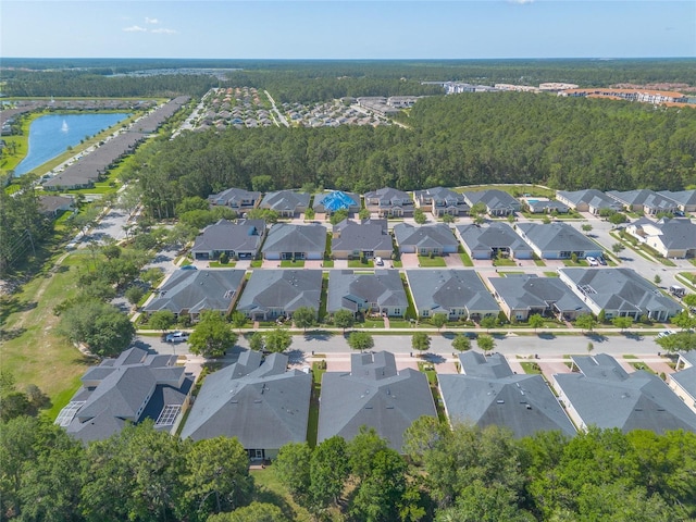 3331 Torre Blvd, New Smyrna Beach, FL 32168 - bird's eye view featuring a water view and a residential view