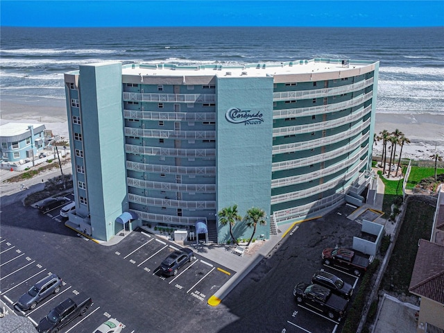 705 N Atlantic Ave Unit 4030, New Smyrna Beach, FL 32169 - view of building exterior featuring a beach view and a water view