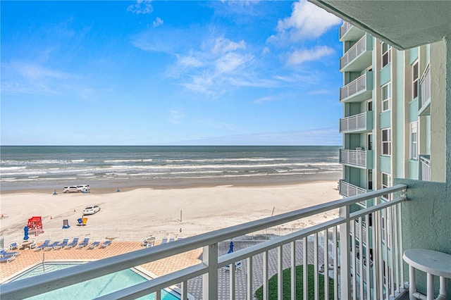705 N Atlantic Ave Unit 4030, New Smyrna Beach, FL 32169 - balcony with a view of the beach and a water view
