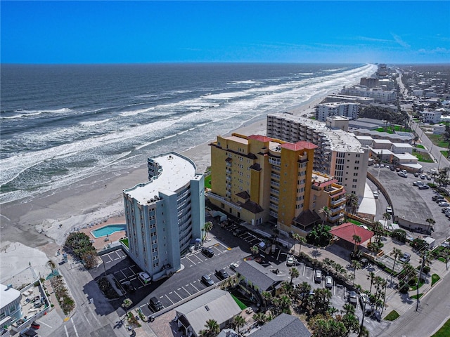 705 N Atlantic Ave Unit 4030, New Smyrna Beach, FL 32169 - bird's eye view featuring a beach view and a water view
