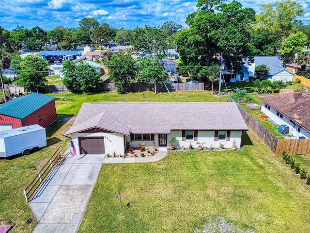 2218 Orange Tree Dr, Edgewater, FL 32141 - birds eye view of property featuring a residential view