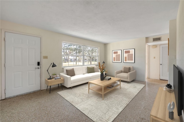 915 E 2nd Ave, New Smyrna Beach, FL 32169 - living room featuring visible vents