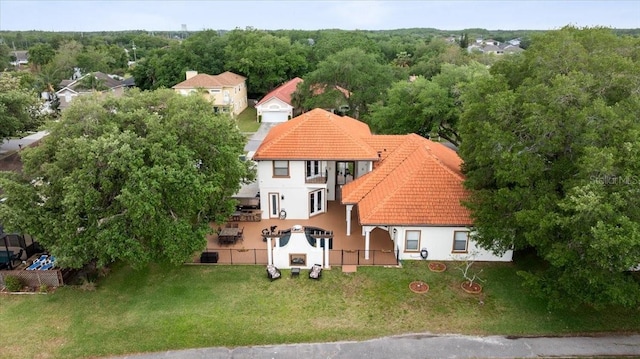 bird's eye view