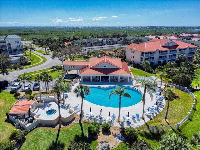 view of pool