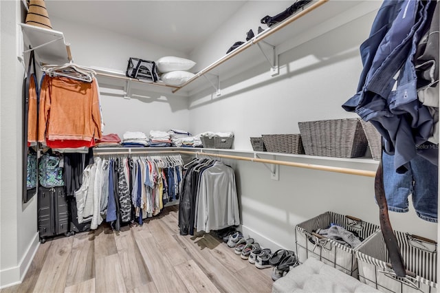 170 Live Oak Ct, New Smyrna Beach, FL 32168 - walk in closet featuring wood finished floors