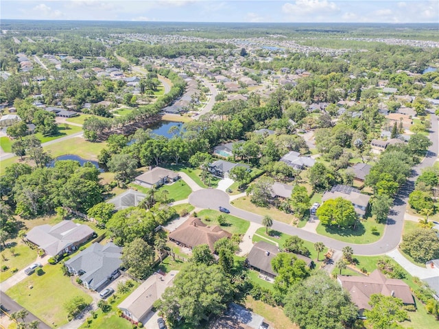 170 Live Oak Ct, New Smyrna Beach, FL 32168 - bird's eye view with a water view and a residential view